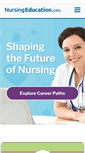 Mobile Screenshot of nursingeducation.com